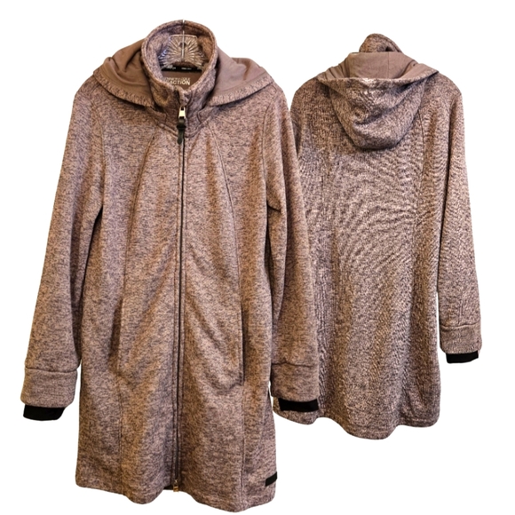 Kenneth Cole Reaction XL Detachable Hood Pockets Zip Front Jacket 9/19 - Picture 1 of 13